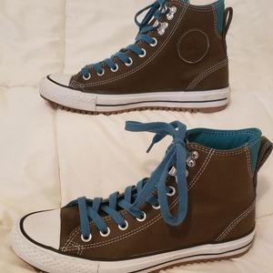 Converse Chuck Taylor All Stars "leather" sz mens8